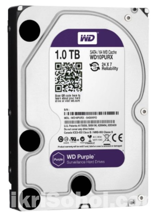 Western Digital 1TB Purple Surveillance HDD